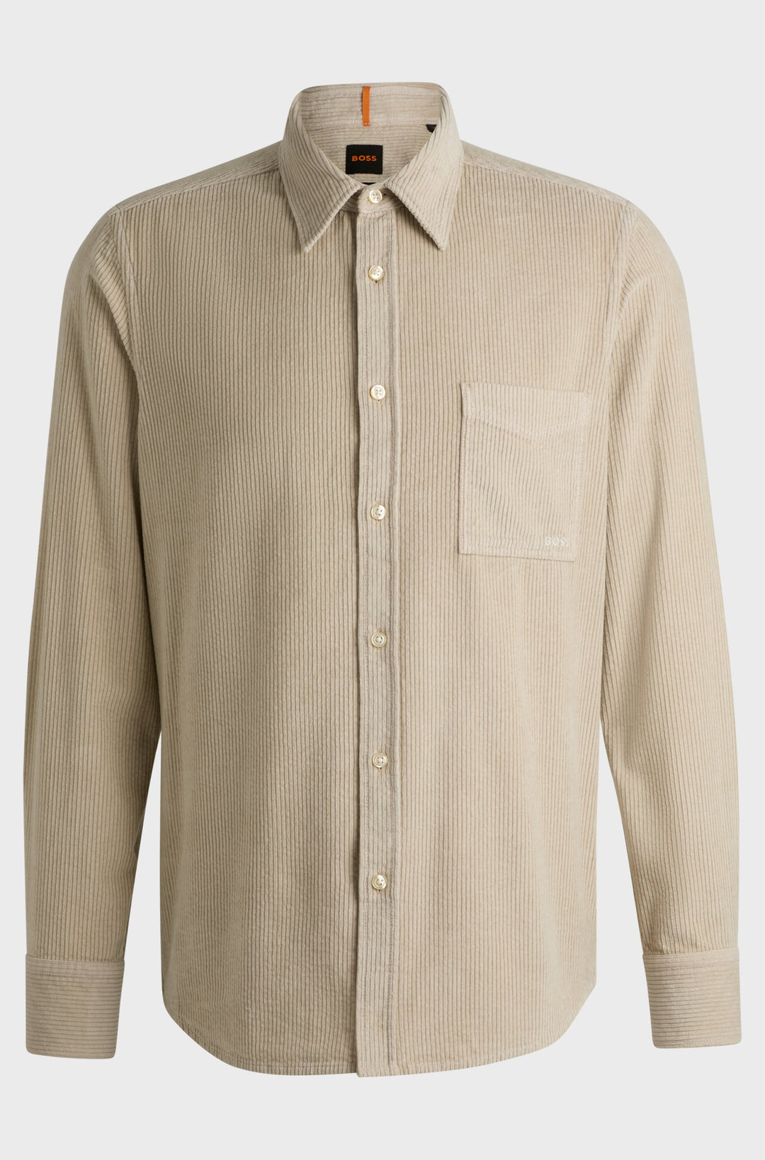 BOSS Casual Shirts Regular Fit in Cotton - RELEGANT_6_M 10260285 01-50524747- Concorde Fashion#color_beige-271