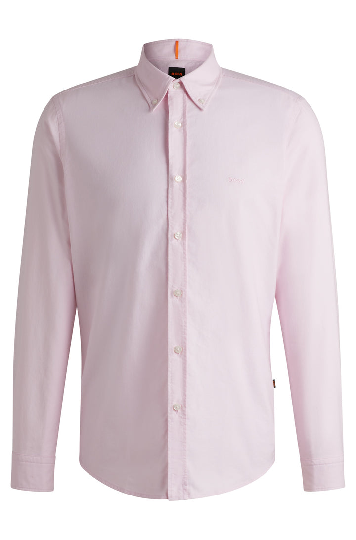 BOSS Casual Shirts Regular Fit in Cotton - RICKERT_M 10260292 01-50519707- Concorde Fashion#color_pink-682