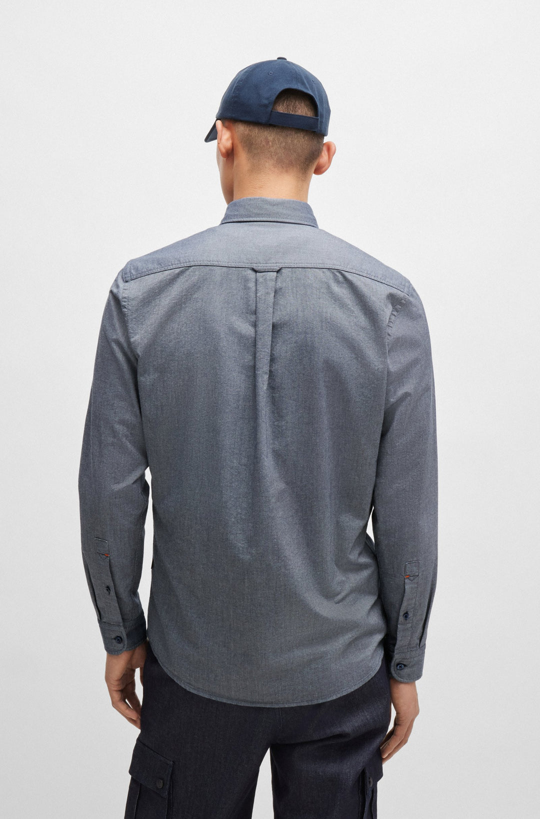 BOSS Casual Shirts Regular Fit in Cotton - RICKERT_M 10260292 01-50519707- Concorde Fashion#color_navy-418