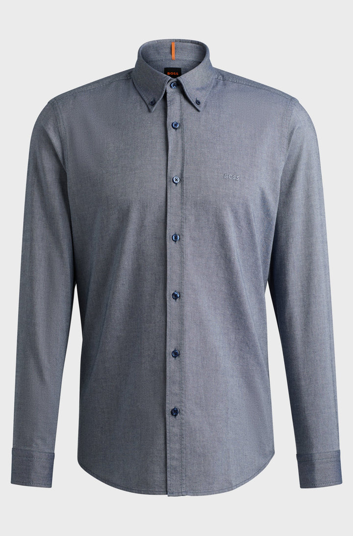 BOSS Casual Shirts Regular Fit in Cotton - RICKERT_M 10260292 01-50519707- Concorde Fashion#color_navy-418