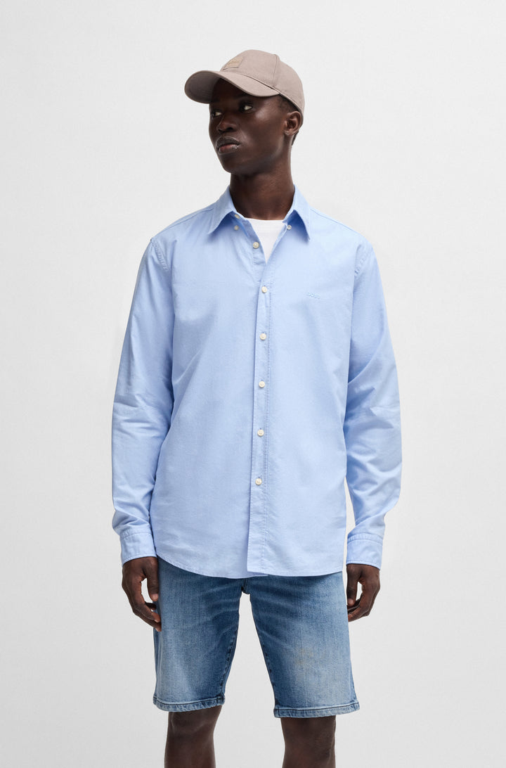 BOSS Casual Shirts Regular Fit in Cotton - RICKERT_M 10260292 01-50519707- Concorde Fashion#color_blue-460