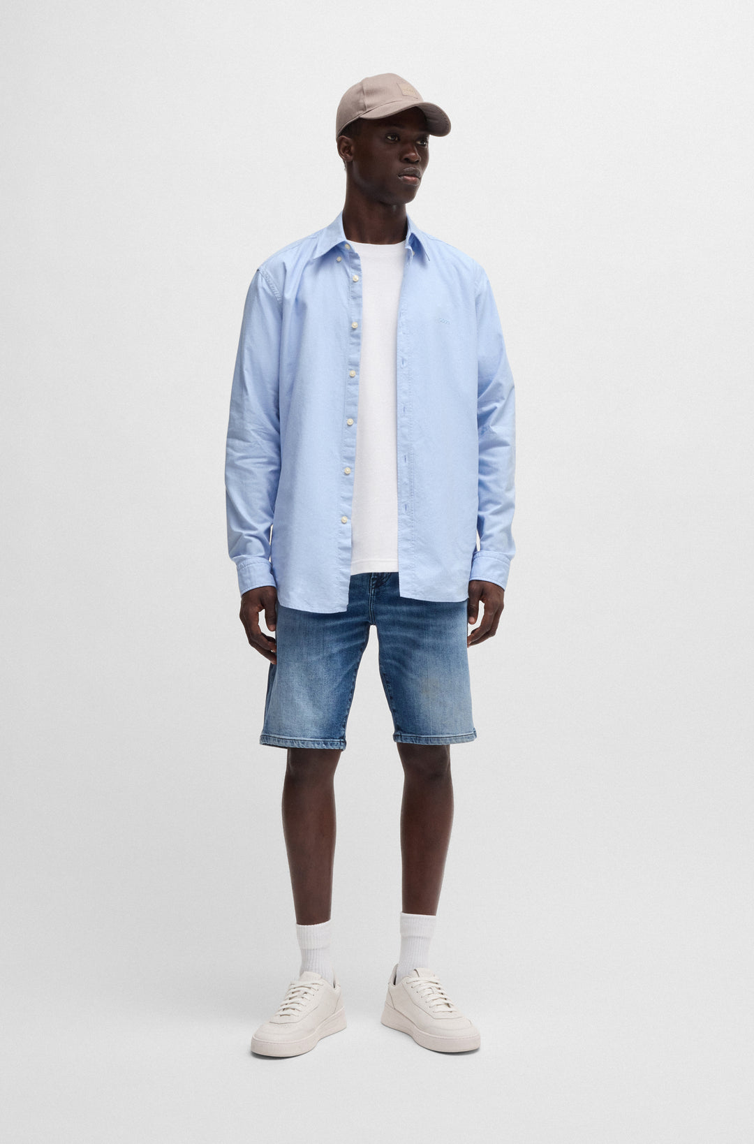 BOSS Casual Shirts Regular Fit in Cotton - RICKERT_M 10260292 01-50519707- Concorde Fashion#color_blue-460