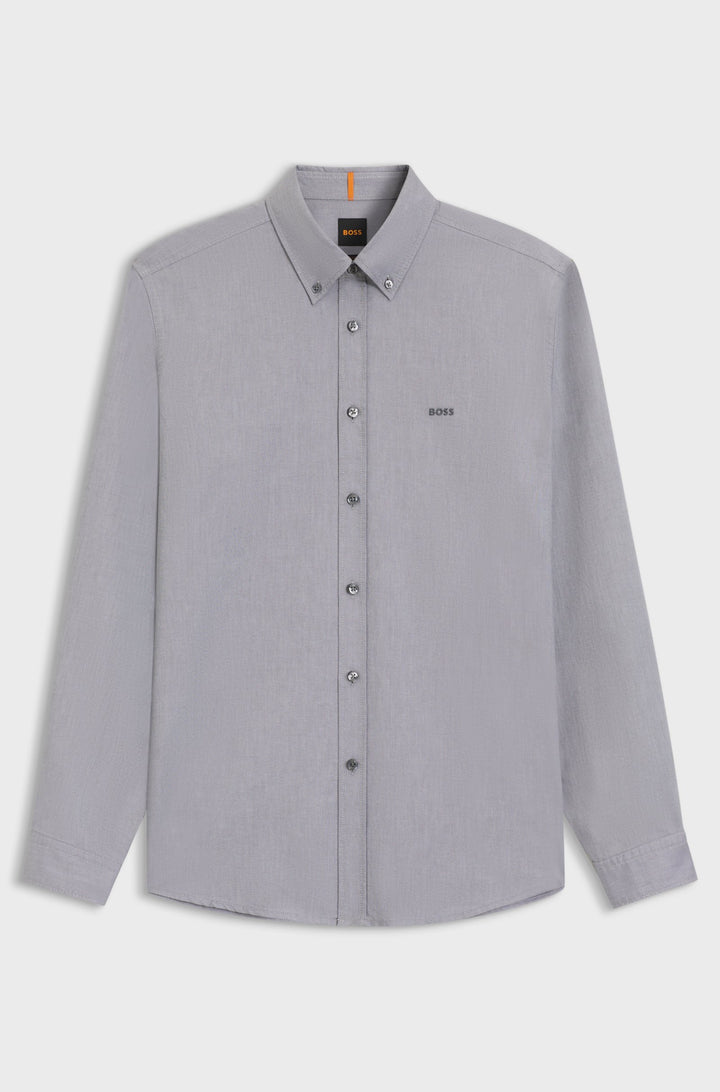 BOSS Casual Shirts Regular Fit in Cotton - RICKERT_M 10260292 01-50519707- Concorde Fashion#color_grey-062