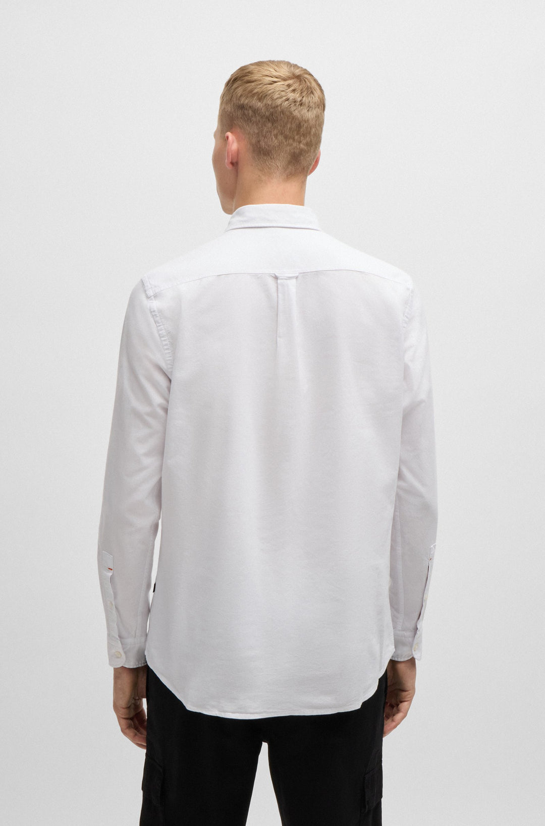 BOSS Casual Shirts Regular Fit in Cotton - RICKERT_M 10260292 01-50519707- Concorde Fashion#color_white-100