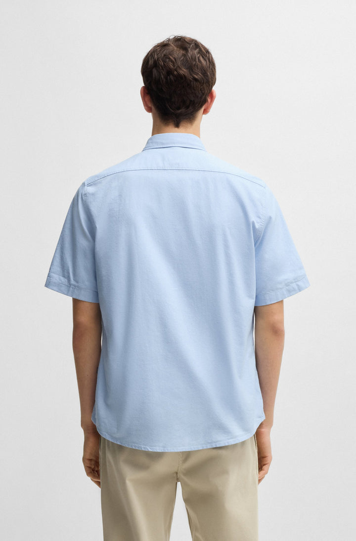 BOSS Casual Shirts Regular Fit in Cotton - RASH_2_M 10260292 01-50537332- Concorde Fashion#color_blue-460