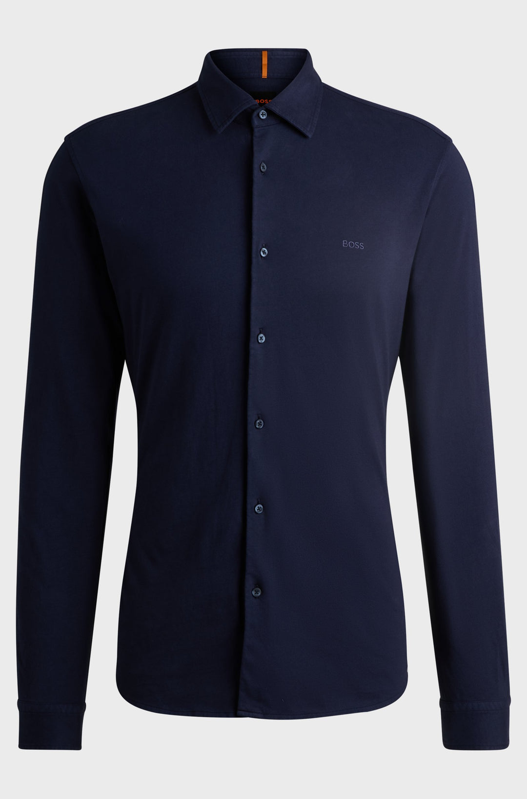 BOSS Casual Shirts Slim Fit in Cotton - MYSOFT_2_M 10260293 01-50519746- Concorde Fashion#color_navy-418