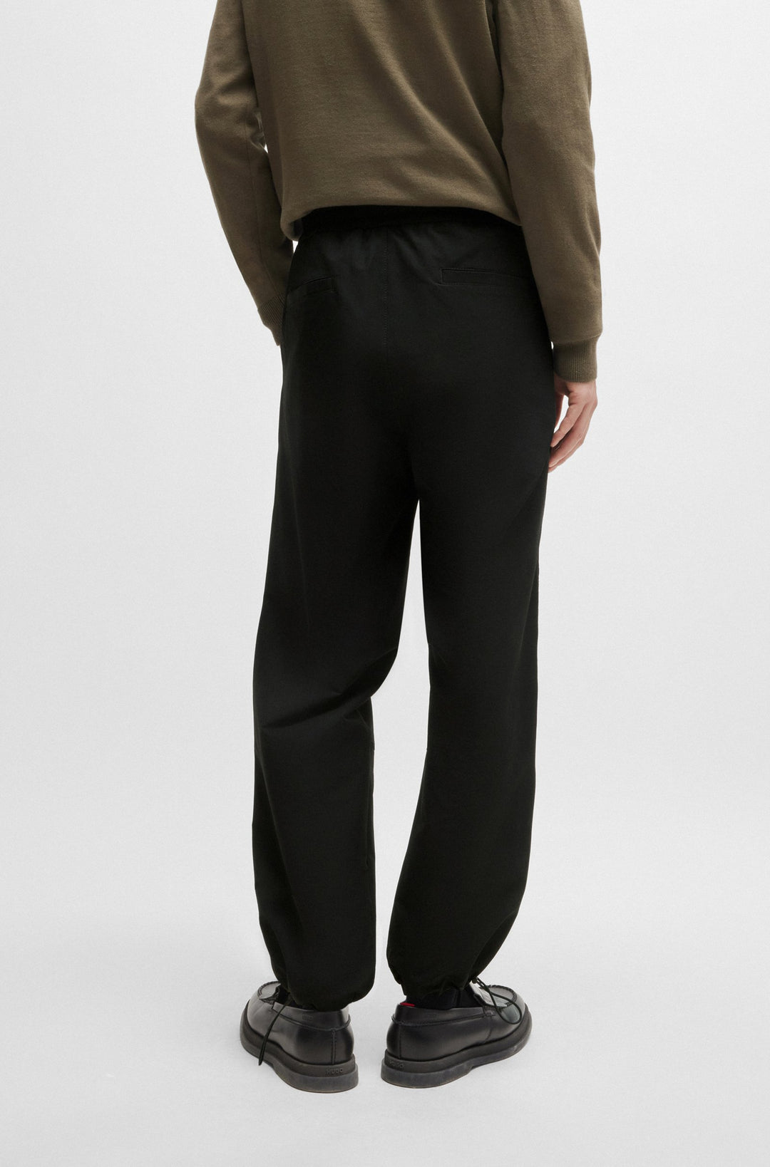 HUGO Trousers Regular Fit in Nylon - GENDO242 10260338 01-50516635- Concorde Fashion#color_black-001