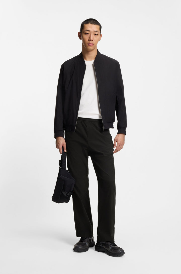 HUGO Trousers Straight Fit - CERWIN261 50553202- Concorde Fashion#color_black-001