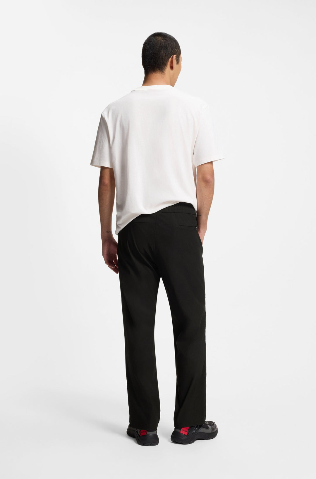 HUGO Trousers Straight Fit - CERWIN261 50553202- Concorde Fashion#color_black-001