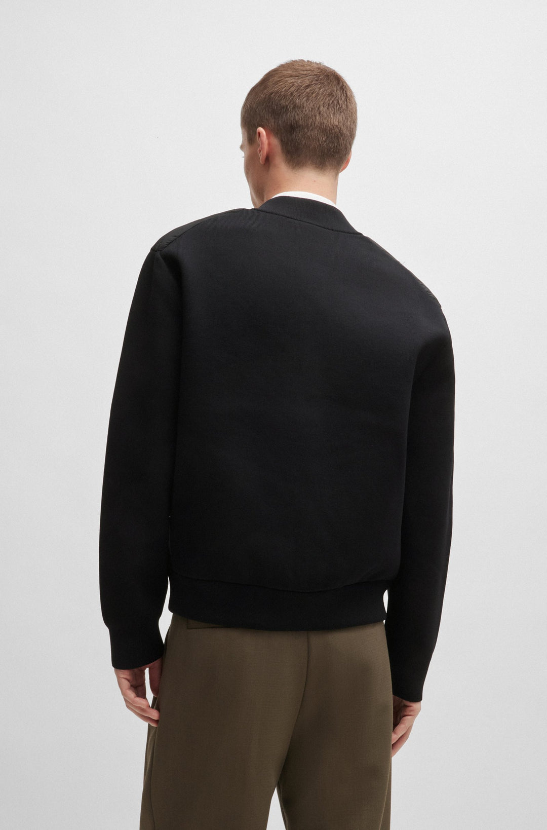 HUGO Casual Jackets Relaxed Fit in Nylon - SYBOR 10260367 01-50516619- Concorde Fashion#color_black-001