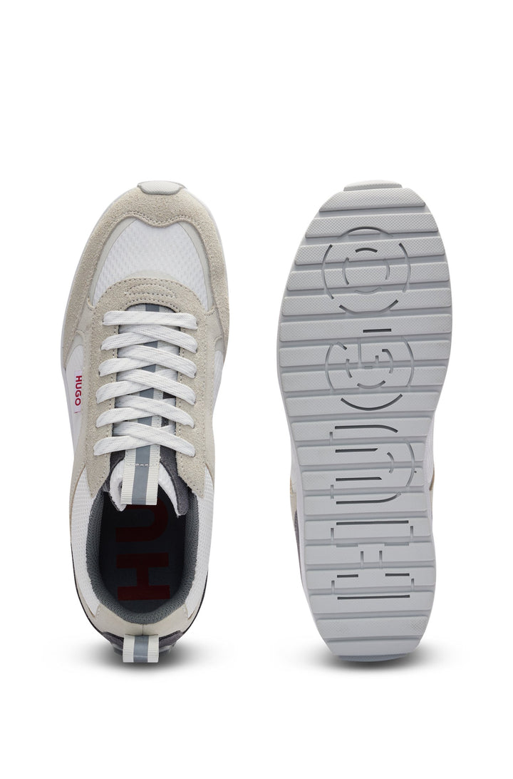 HUGO RED Standard Sole Sneakers in Leather - CILAN_TENN_MESD 10260400 01-50517016- Concorde Fashion#color_white-120