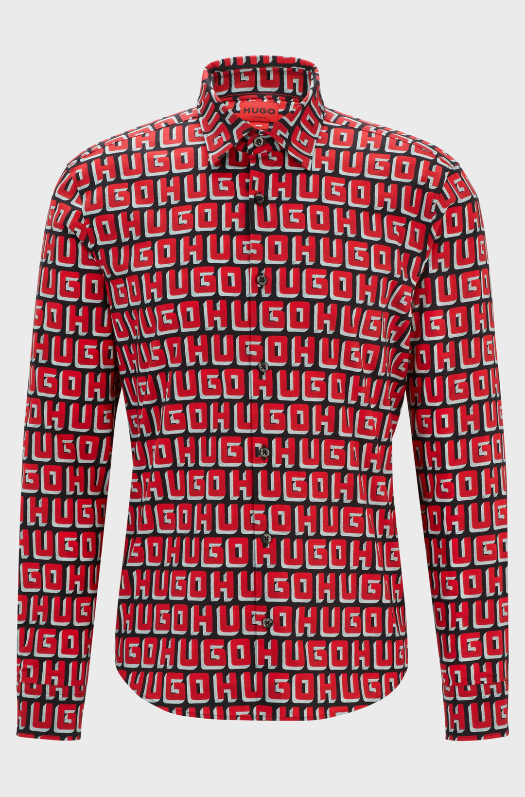 HUGO Casual Shirts Slim Fit in Cotton Mix - ERMO 10260458 01-50519638- Concorde Fashion#color_pink-693