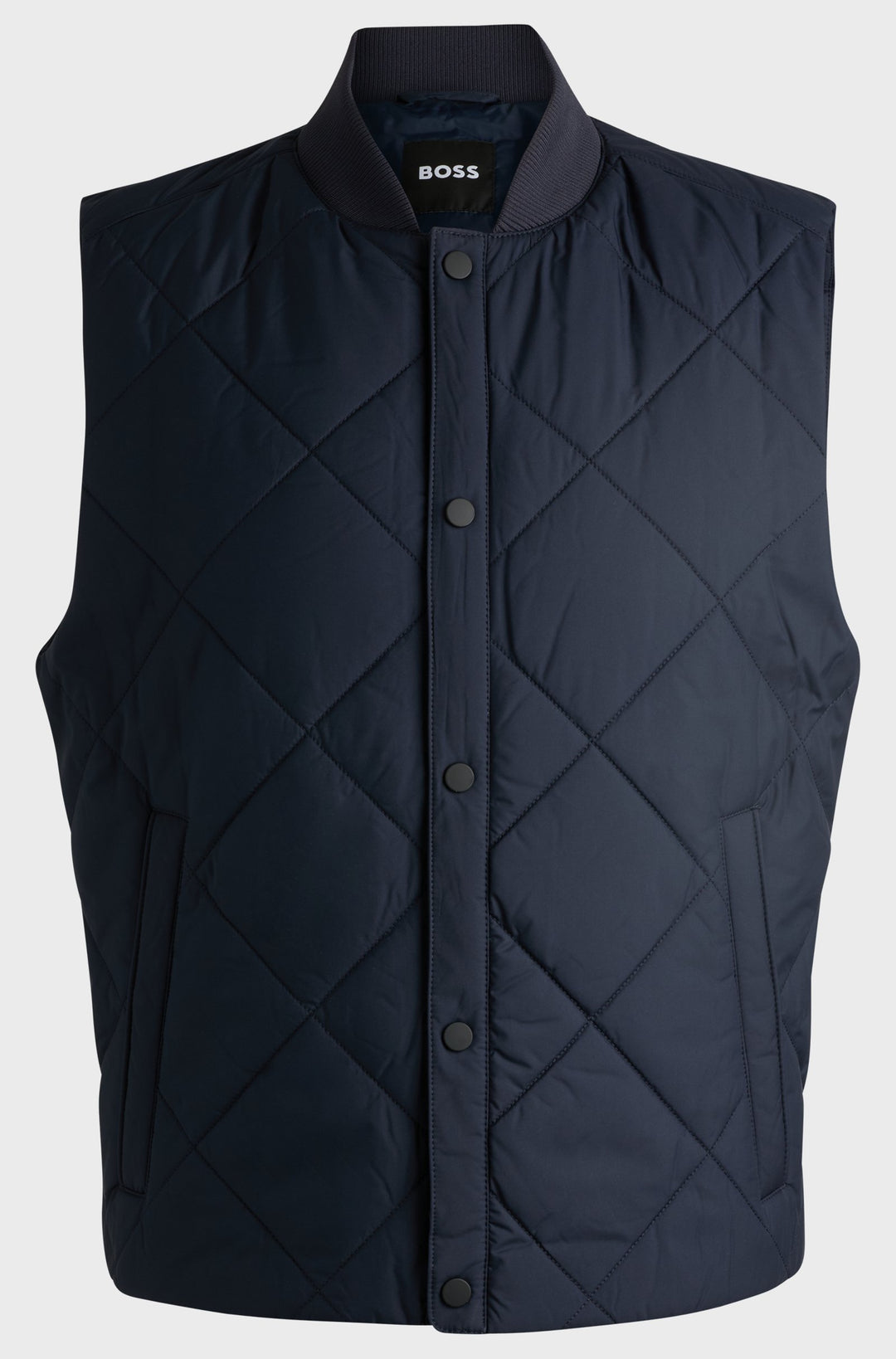 BOSS Vests Regular Fit in Polyester - P-CANOPUS 10260482 01-50518719- Concorde Fashion#color_navy-404