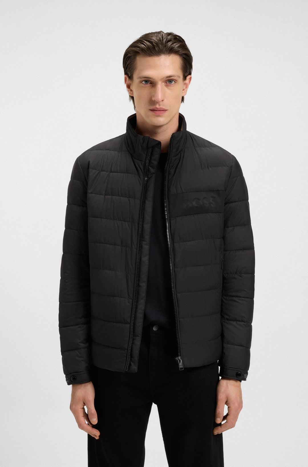 BOSS Casual Jackets Regular Fit - H-CENITOS 50519237- Concorde Fashion#color_black-001