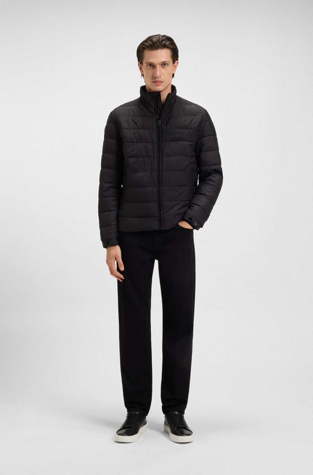 BOSS Casual Jackets Regular Fit - H-CENITOS 50519237- Concorde Fashion#color_black-001