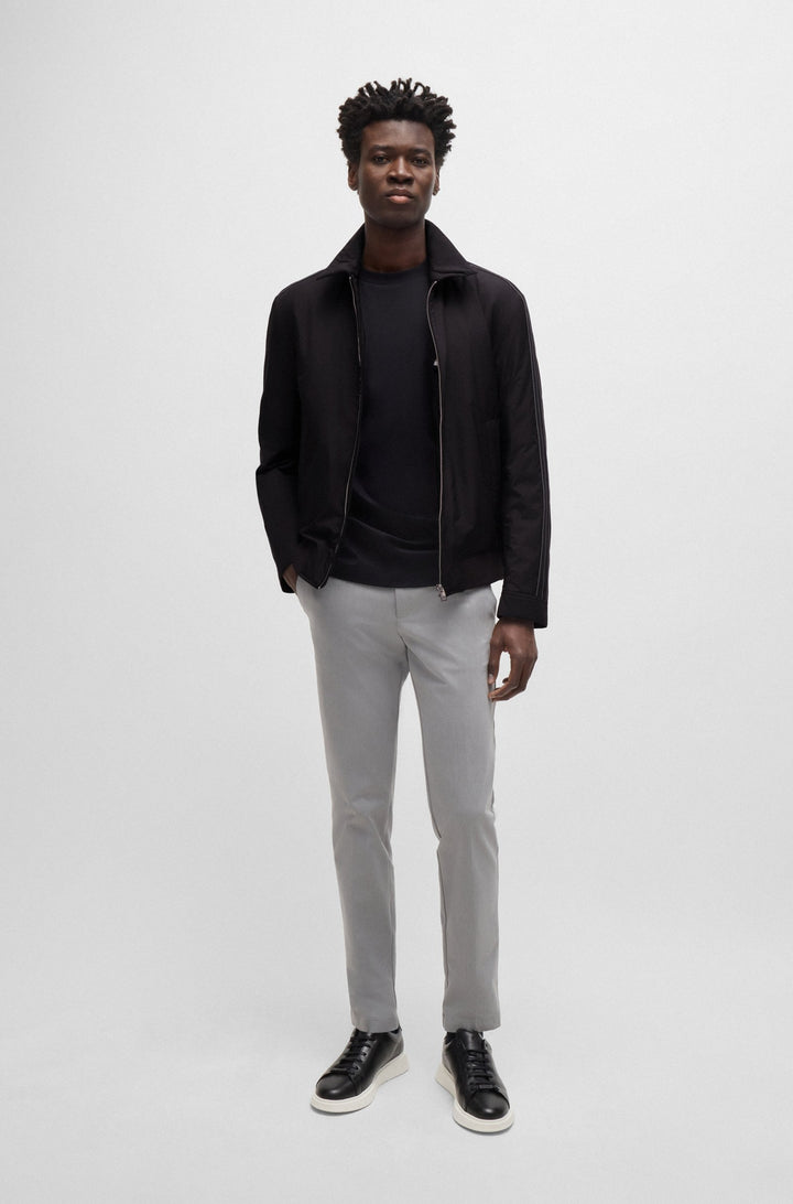 BOSS Casual Jackets Regular Fit in Polyester - C-CHAEDUS 10260482 01-50519955- Concorde Fashion#color_black-001
