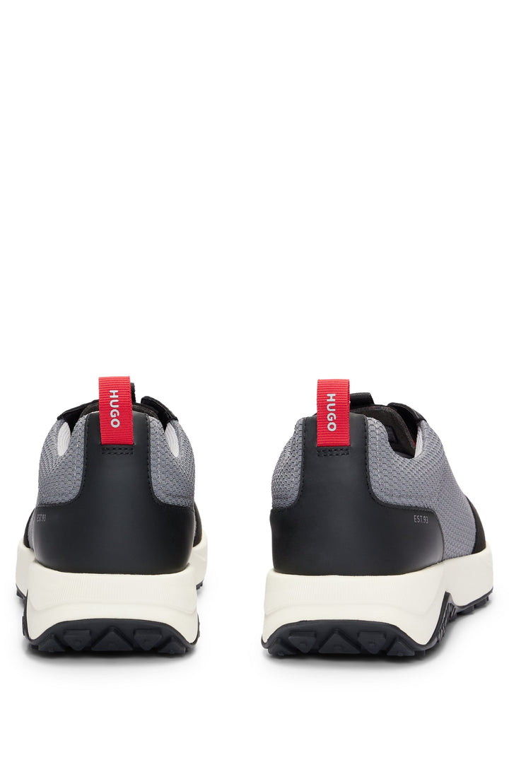 HUGO RED Standard Sole Sneakers in Polyester - KANE_RUNN_MFME 10260561 01-50517271- Concorde Fashion#color_grey-026