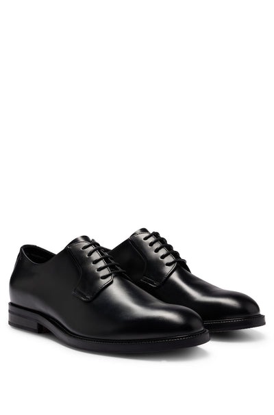 BOSS Formal Shoes Standard Sole in Leather - DRESSLETIC_DERB_BO 10260563 01-50513353- Concorde Fashion#color_black-001