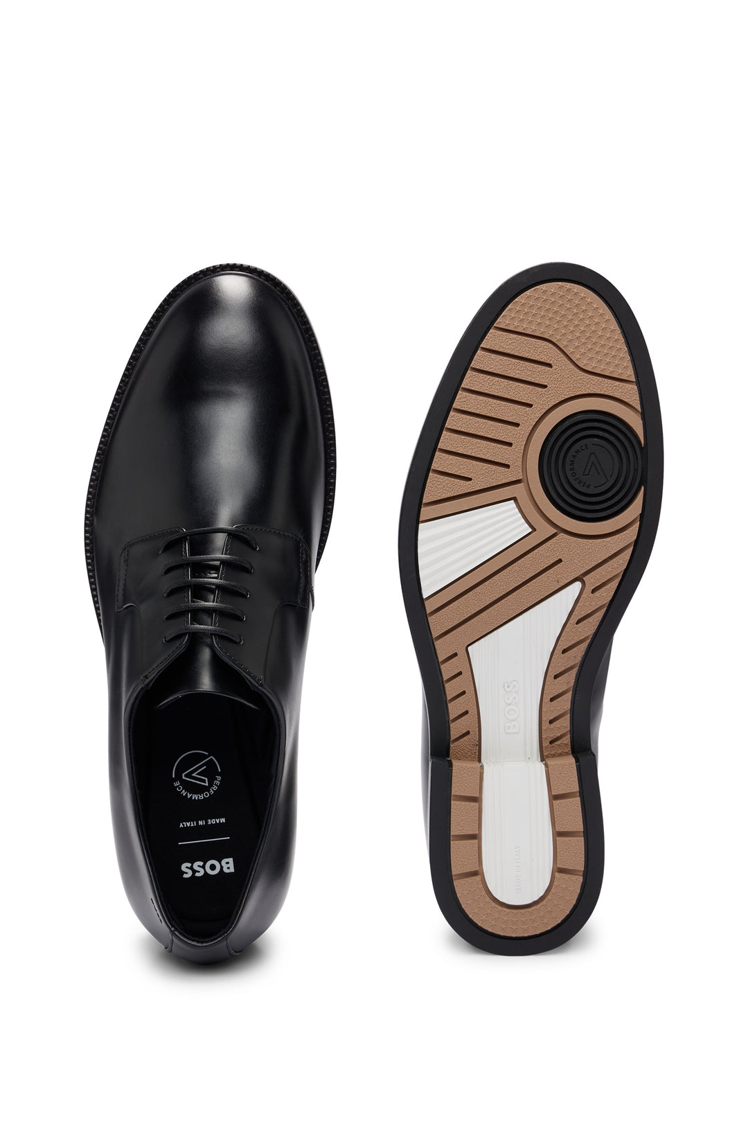 BOSS Formal Shoes Standard Sole in Leather - DRESSLETIC_DERB_BO 10260563 01-50513353- Concorde Fashion#color_black-001