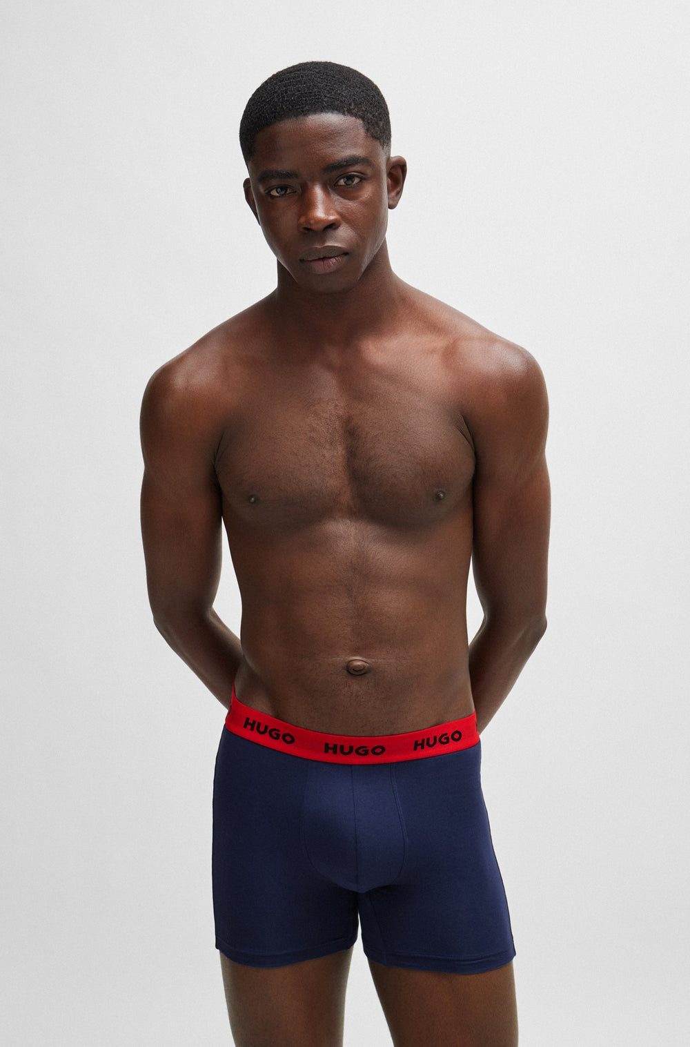 HUGO Boxers  in Cotton Mix - BOXERBR TRPLT DESIGN 10260754 01-50517887- Concorde Fashion#color_assorted-979