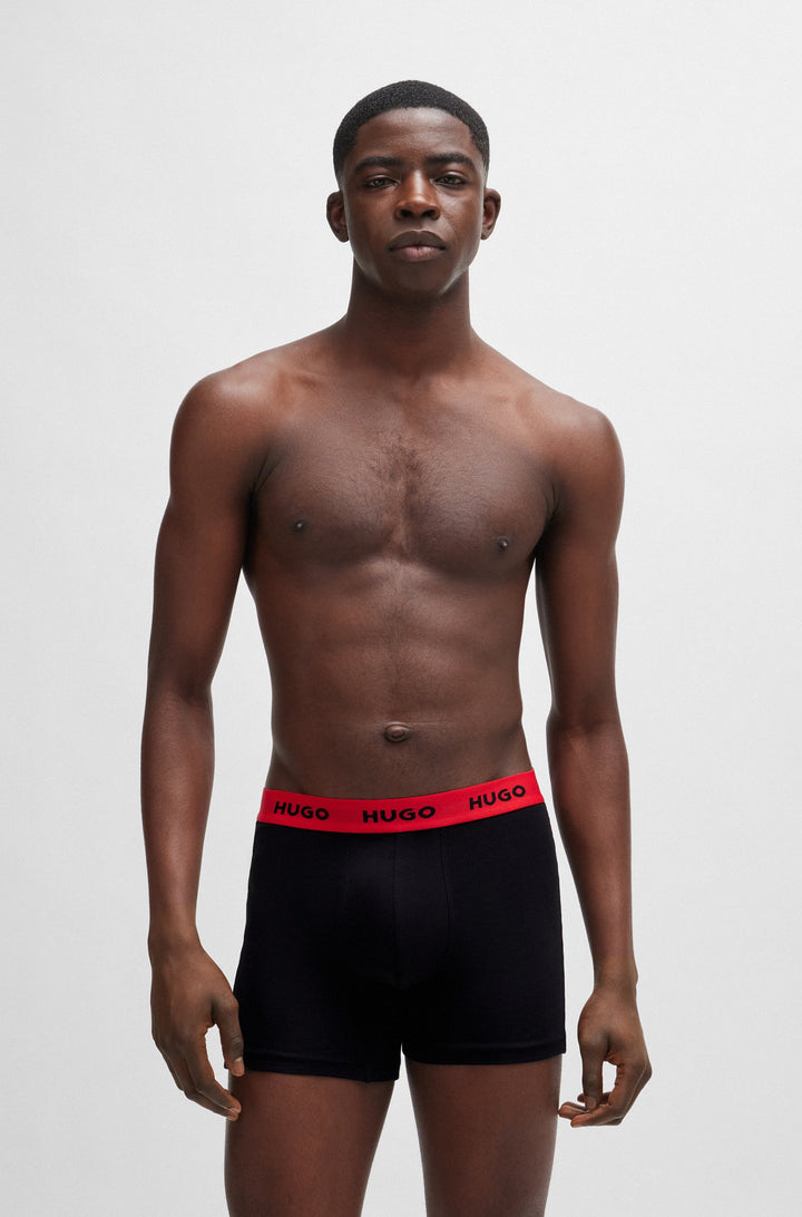 HUGO Boxers  in Cotton Mix - BOXERBR TRPLT DESIGN 10260754 01-50517887- Concorde Fashion#color_assorted-979