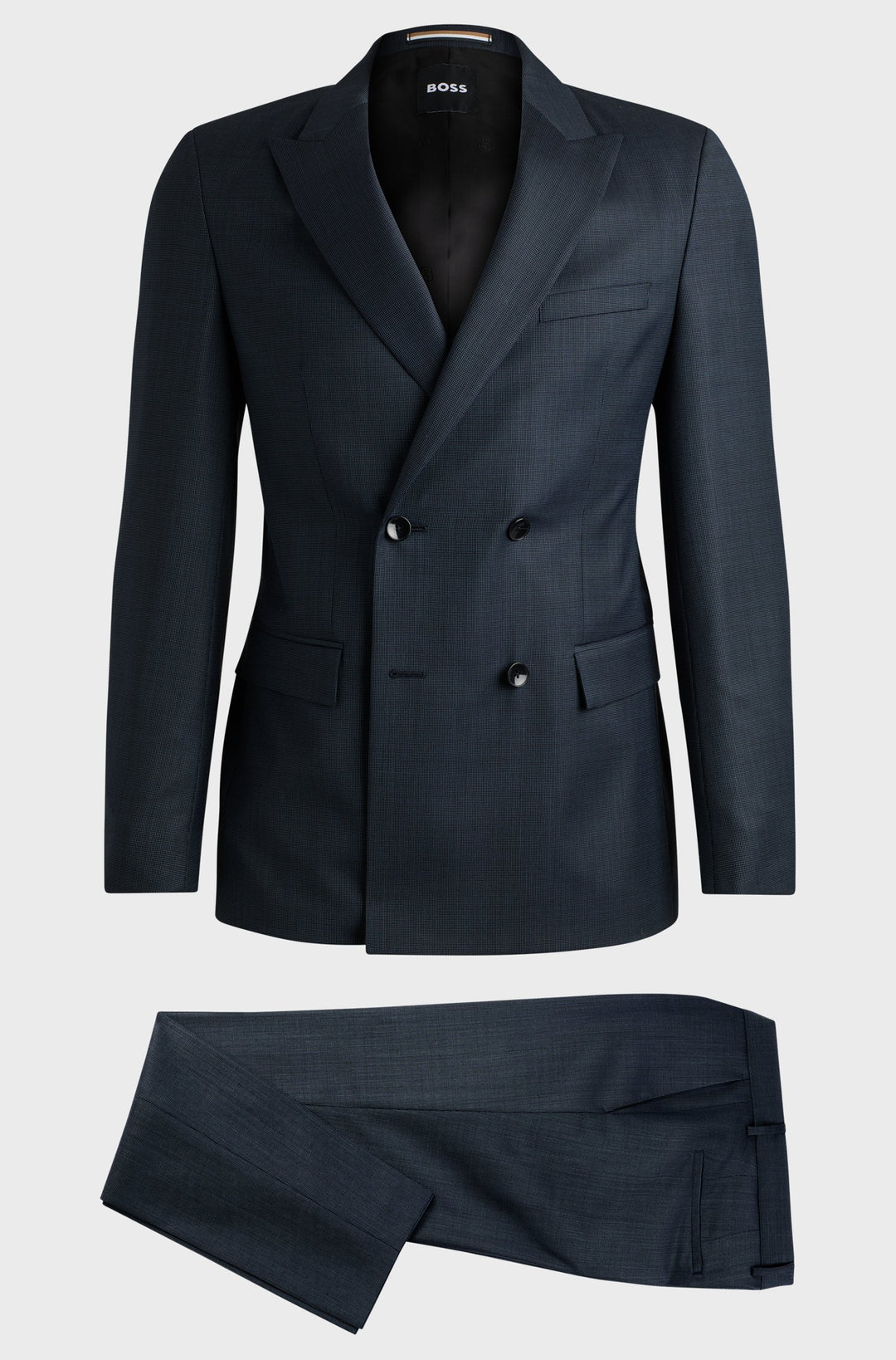 BOSS Suits Slim Fit in Wool - H-HOUSTON-2PCS-DB243 10260824 01-50518118- Concorde Fashion#color_navy-404
