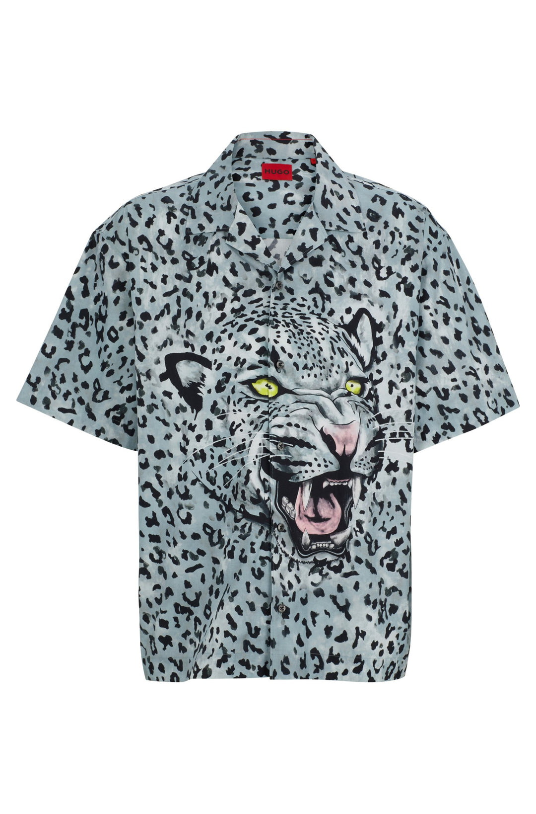 HUGO Casual Shirts Oversize Fit in Cotton - EGEENO 10261074 01-50519646- Concorde Fashion#color_grey-074