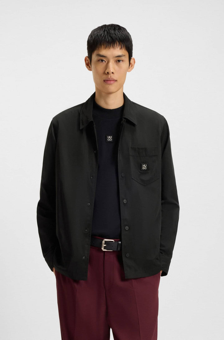 HUGO Casual Shirts Oversized Fit - ENASO 50549736- Concorde Fashion#color_black-001