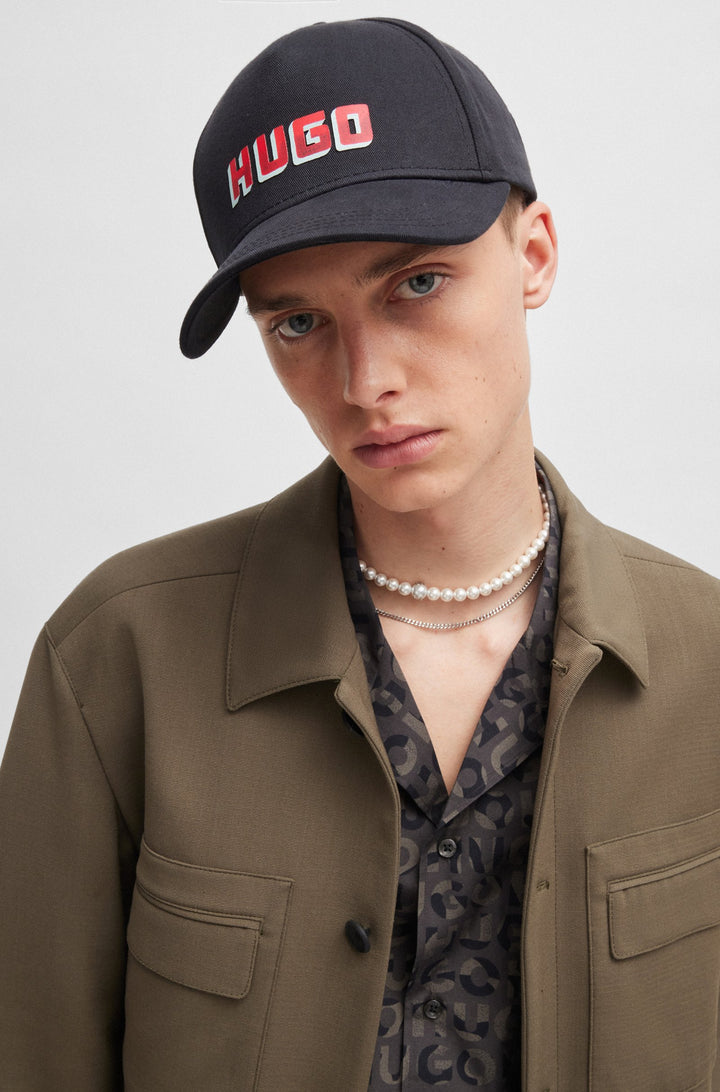 HUGO Hats  in Cotton - JUDE-SE 10261144 01-50519245- Concorde Fashion#color_black-001