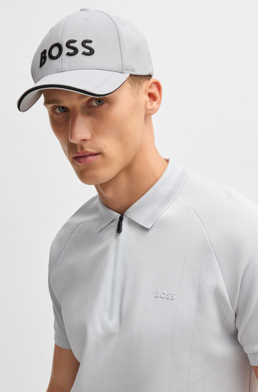 BOSS Hats  in Polyester Mix - CAP-US-1 10261159 01-50519247- Concorde Fashion#color_grey-054