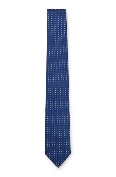 BOSS Ties  in Silk Mix - H-TIE 7.5 CM-222 10261229 01-50520317- Concorde Fashion#color_blue-434