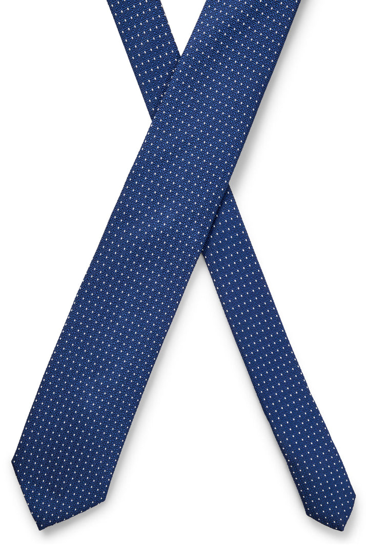 BOSS Ties  in Silk Mix - H-TIE 7.5 CM-222 10261229 01-50520317- Concorde Fashion#color_blue-434