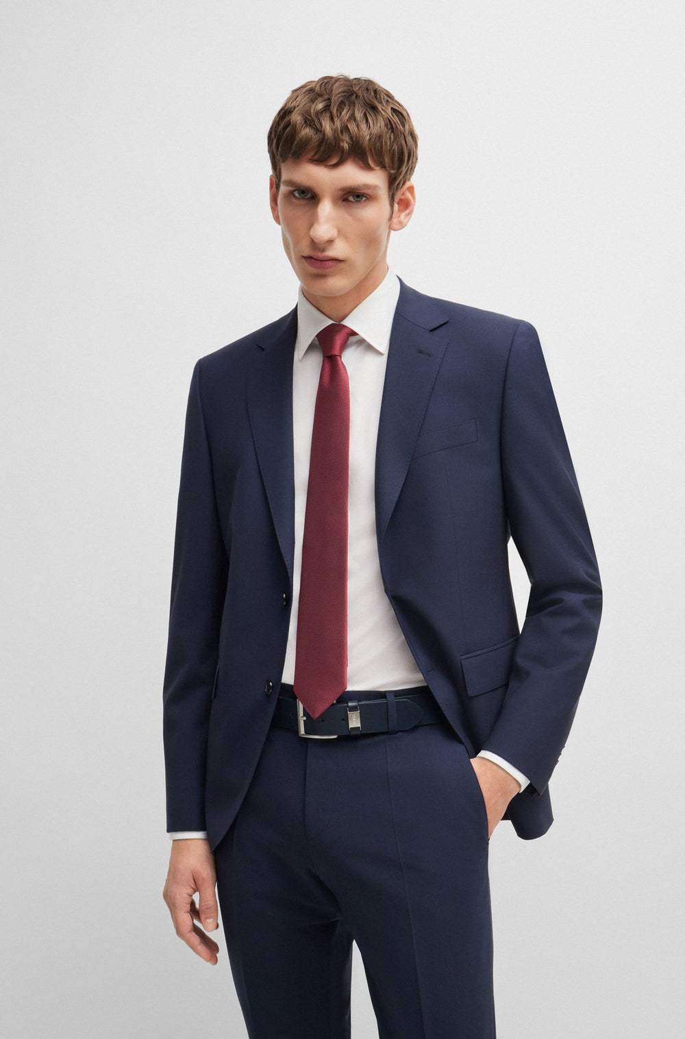 BOSS Ties  in Silk Mix - H-TIE 7.5 CM-222 10261273 01-50520319- Concorde Fashion#color_red-605