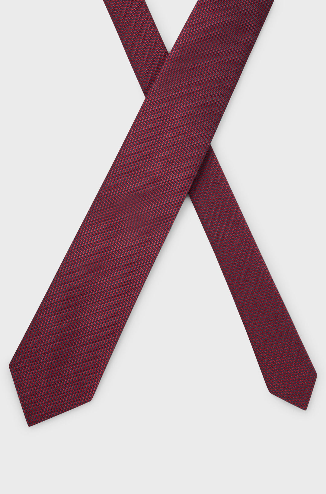 BOSS Ties  in Silk Mix - H-TIE 7.5 CM-222 10261273 01-50520319- Concorde Fashion#color_red-605