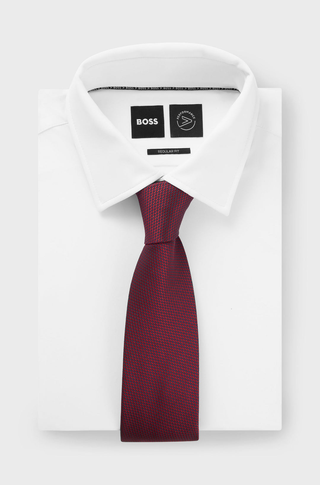 BOSS Ties  in Silk Mix - H-TIE 7.5 CM-222 10261273 01-50520319- Concorde Fashion#color_red-605