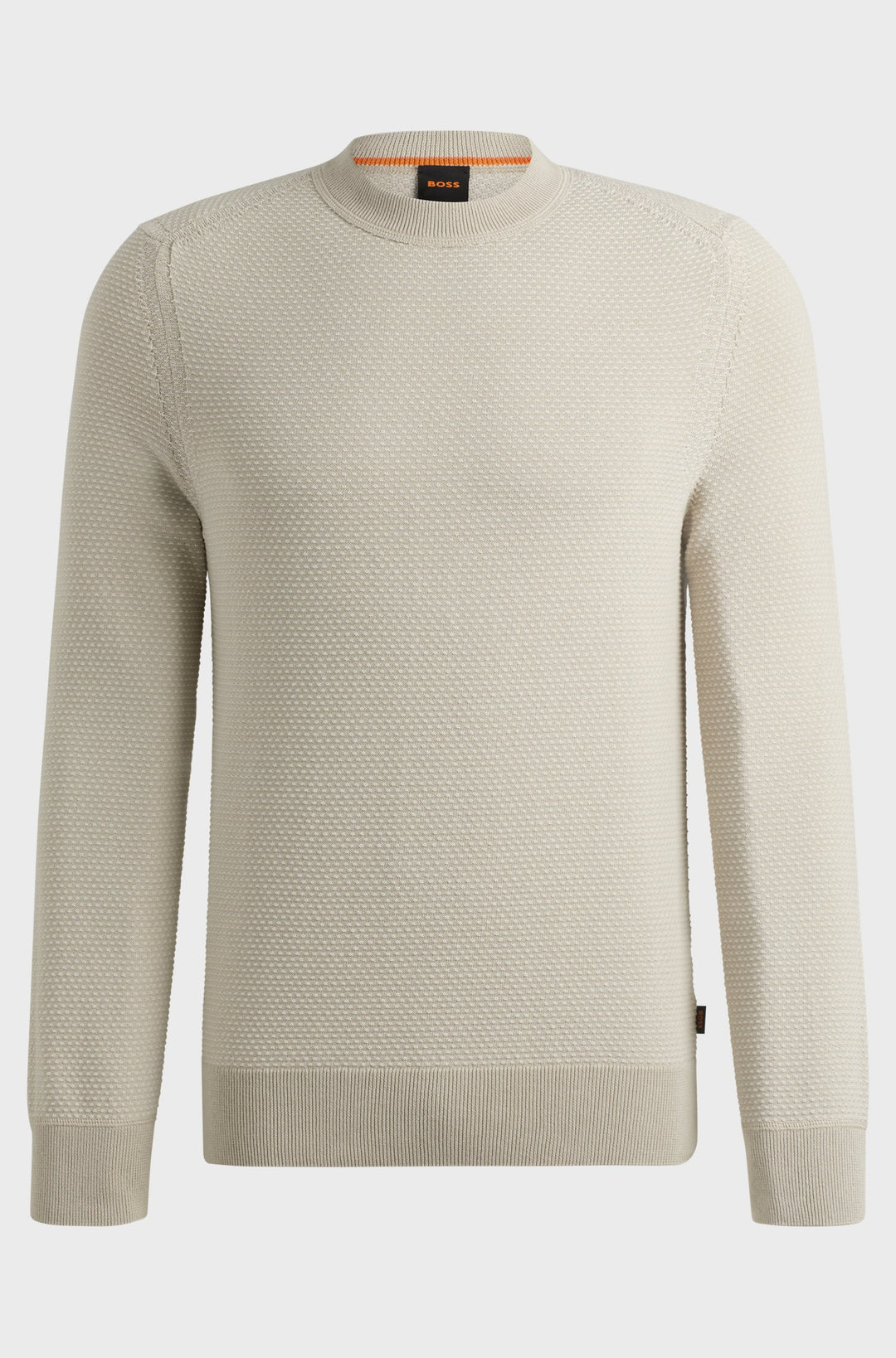 BOSS Sweaters Regular Fit in Cotton Mix - KAPOKSI 10261361 01-50519081- Concorde Fashion#color_beige-271