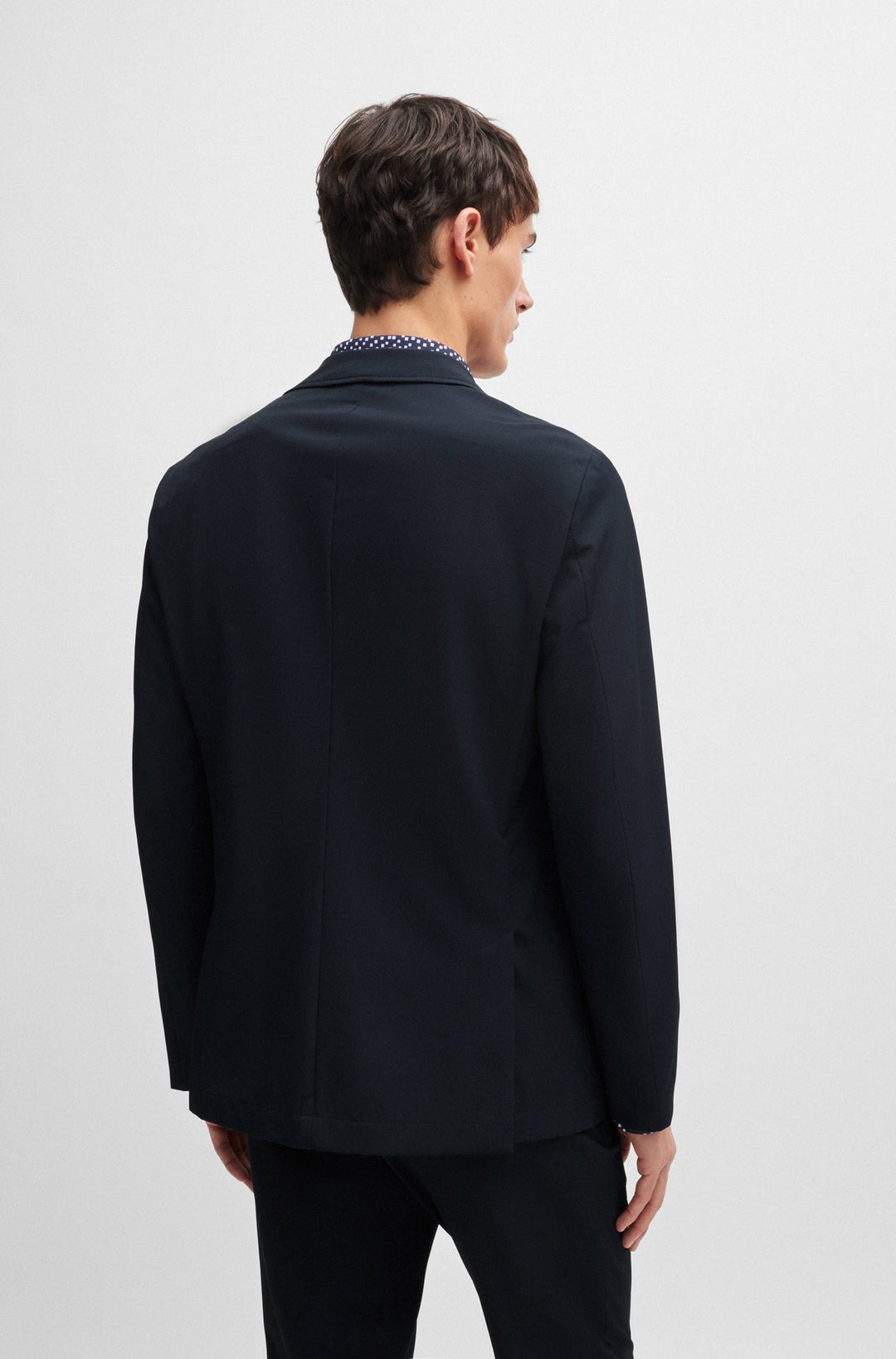 BOSS Blazers Slim Fit in Polyester Mix - P-HANRY-WG-PK-243F 10261380 01-50521592- Concorde Fashion#color_navy-404