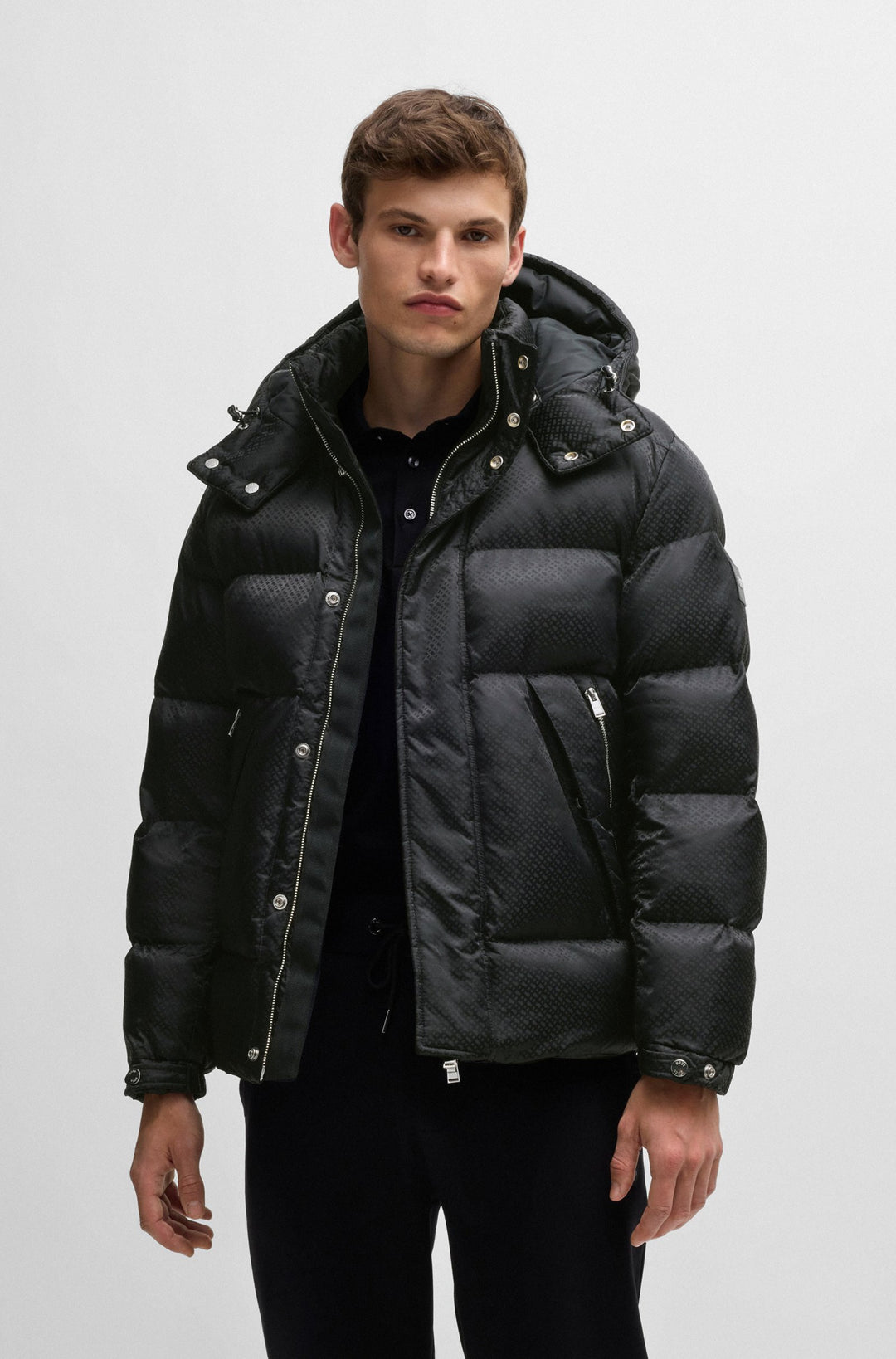 BOSS Casual Jackets Regular Fit in Nylon - H-CORBINIAN4 10261415 01-50525364- Concorde Fashion#color_black-001