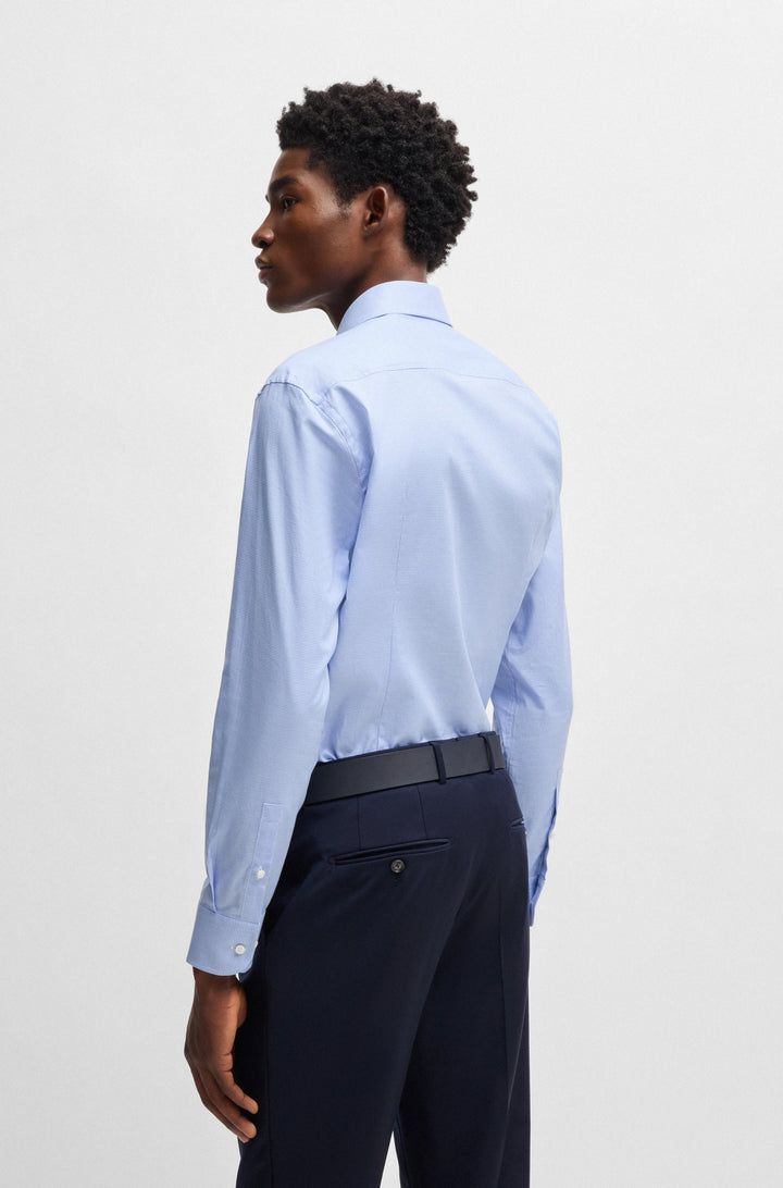 BOSS Formal Shirts Slim Fit - H-HANK-SPREAD-C1-222 50539134- Concorde Fashion#color_blue-450