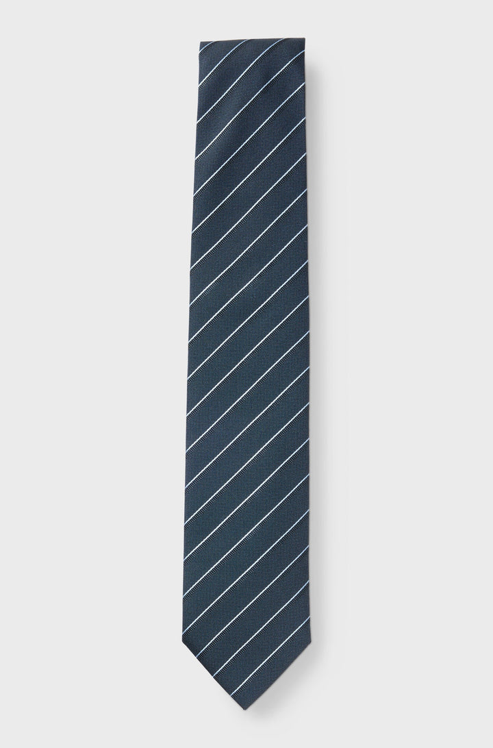 BOSS Ties  in Polyester Mix - H-TIE 7.5 CM-222 10261537 01-50520270- Concorde Fashion#color_navy-405