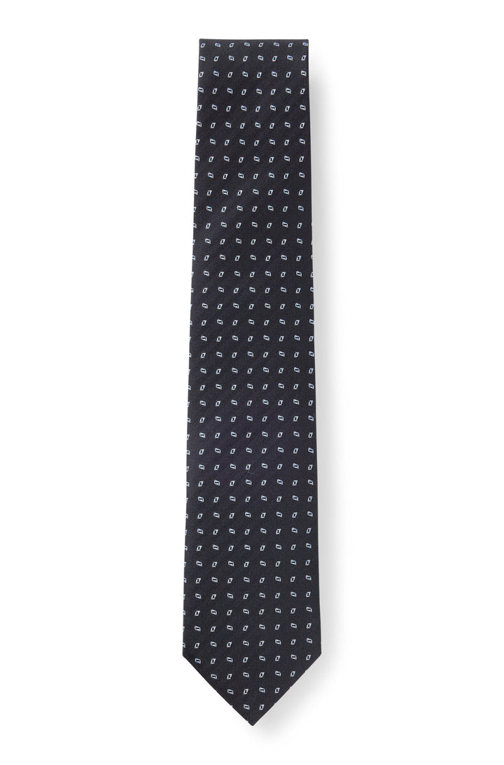 BOSS Ties  in Silk Mix - H-TIE 7.5 CM-222 10261539 01-50520329- Concorde Fashion#color_navy-404