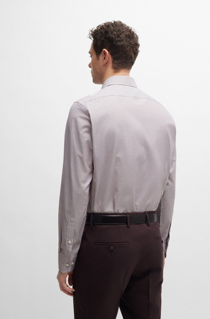 BOSS Formal Shirts Regular Fit in Cotton Mix - H-JOE-KENT-C1-214 10261544 01-50519888- Concorde Fashion#color_red-606