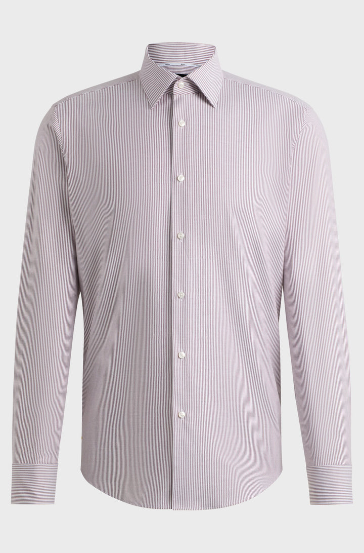 BOSS Formal Shirts Regular Fit in Cotton Mix - H-JOE-KENT-C1-214 10261544 01-50519888- Concorde Fashion#color_red-606