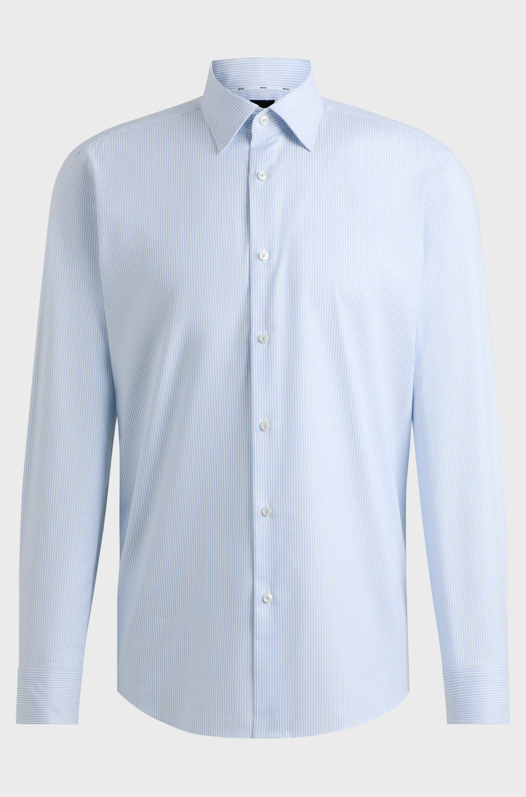 BOSS Formal Shirts Regular Fit in Cotton Mix - H-JOE-KENT-C1-214 10261544 01-50519888- Concorde Fashion#color_blue-451