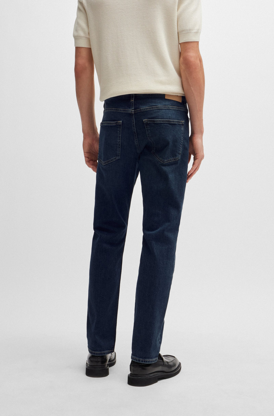 BOSS Jeans Slim Fit in Cotton Mix - H-DELAWARE 10261575 01-50520516- Concorde Fashion#color_navy-418