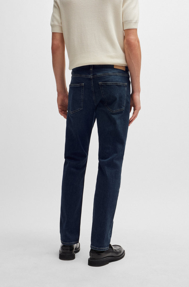 BOSS Jeans Slim Fit in Cotton Mix - H-DELAWARE 10261575 01-50520516- Concorde Fashion#color_navy-418