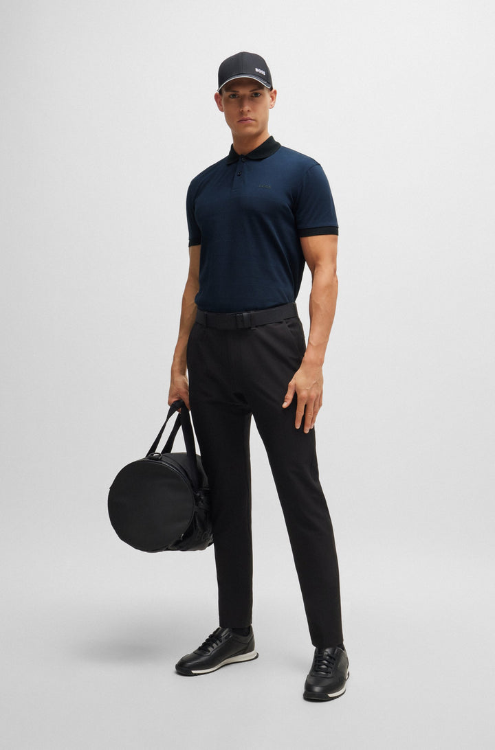 BOSS Polos Regular Fit in Cotton - PADDY 5 10261589 01-50519771- Concorde Fashion#color_navy-402