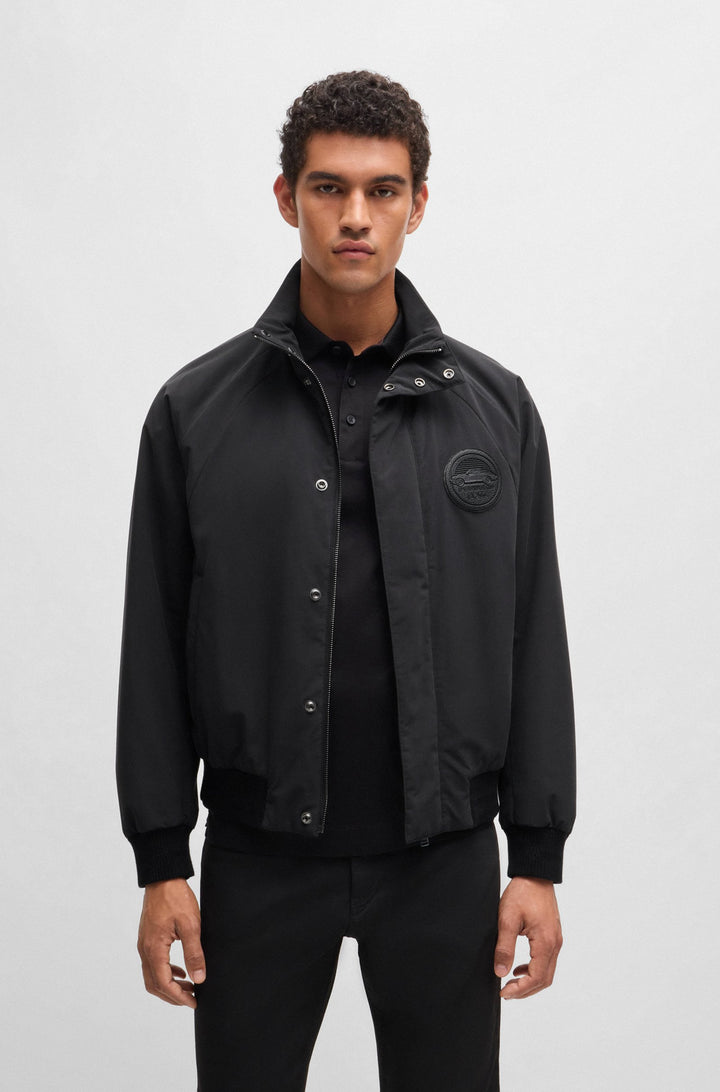 BOSS Casual Jackets Regular Fit in Nylon - CARBORO_PS 10261615 01-50519960- Concorde Fashion#color_black-001
