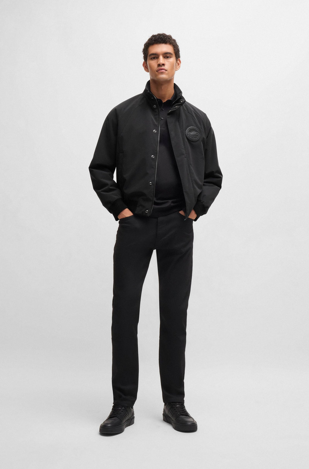 BOSS Casual Jackets Regular Fit in Nylon - CARBORO_PS 10261615 01-50519960- Concorde Fashion#color_black-001
