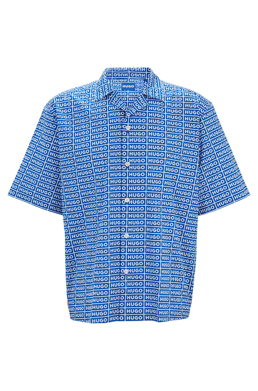 HUGO Casual Shirts Relaxed Fit in Cotton - ELIGINO 10261696 01-50520079- Concorde Fashion#color_blue-493